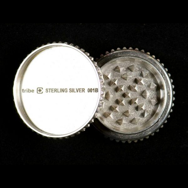 Gold and Silver Cannabis Jewelry Sterling Silver Grinder