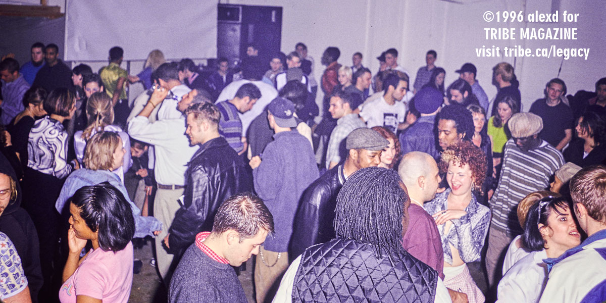 TRIBE 3 Year Anniversary Party, Atlantic Avenue Warehouse Toronto 1996