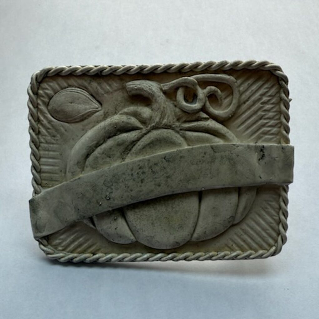 unfinished Sterling Silver buckle freshly cast