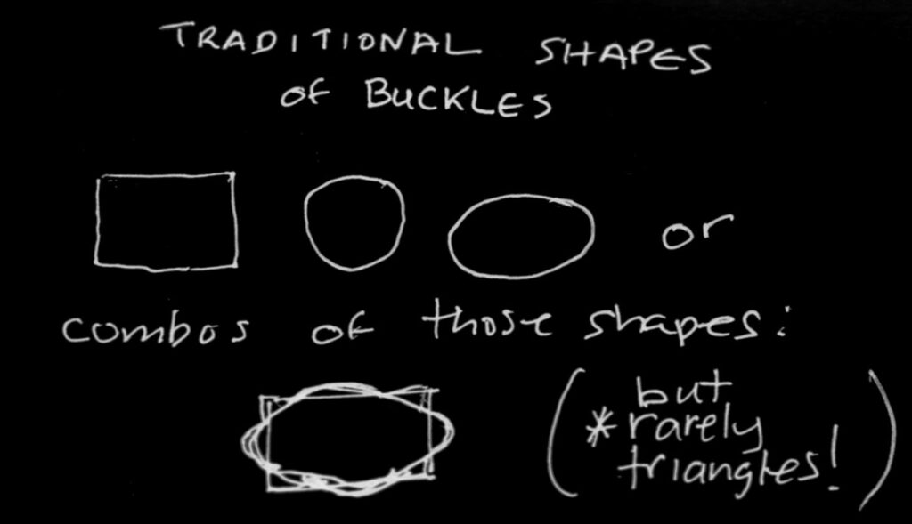 traditional western trophy buckle shapes