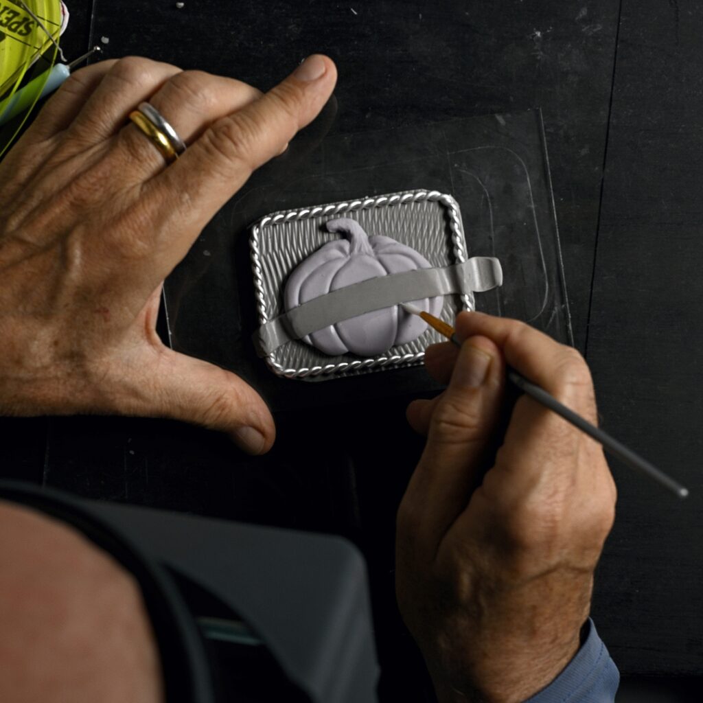 Master Sterling Silver Belt Buckle Model Design